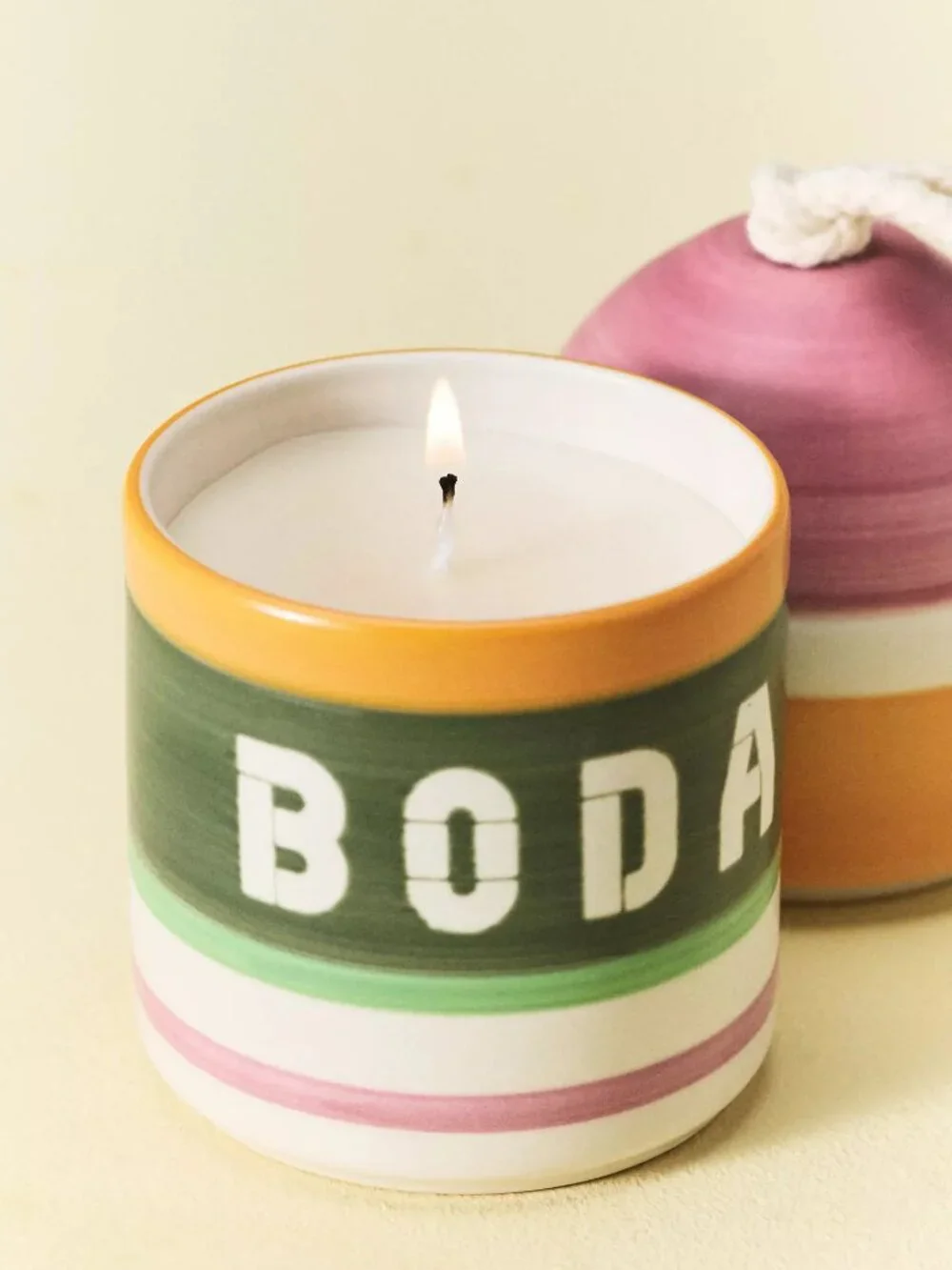 Fresh Ocean Waves & Bergamot Ceramic Buoy Candle